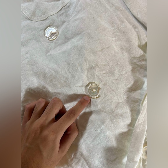 Ralph Lauren Purple Label Cream Trench Coat - Picture 2 of 12